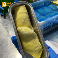 Durian Entier Congelé IQF Saveur Thaïlandaise Authentique, Doux et Crémeux, pour Snacks, Desserts, Smoothies - Khey Taladthai Monthong