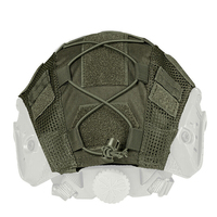 Housse de casque tactique confortable en Oxford/Nylon/Polyester 1000D, sans sangle, taille personnalisée pour casque Fast, camouflage BJ/PJ/MH