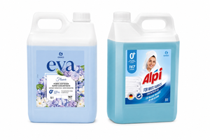 Ensemble de lessive Alpi White Détergent 5L pour les blancs + Adoucissant EVA 5L (167 lavages x2) - Product Image 1