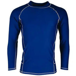 Diseñe su propia marca Camisa de compresión de cuello alto Hombres Top de compresión Hombres Ropa deportiva Gimnasio Fitness Camisa - Product Image 6