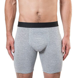 New Arrival <b>Men's</b> High-Rise Breathable Eco-Friendly Anti-Bacterial Knitted Spandex/Polyester Boxer <b>Shorts</b> High Quality - Product Image 2