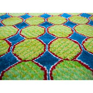 Alfombra Manchaha de Lana y Seda de Bambú, Tejida a Mano, Color Marfil, 10 mm de Grosor, Patrón Geométrico Abstracto, para el Hogar, Pasillo, Modelo Rectangular-Les-1474 - Product Image 3