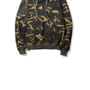 Sudadera con Capucha Personalizada Unisex de Invierno, Estilo Hip Hop, con Estampado de Camuflaje, Bordado y Sublimación, Etiqueta Privada - Product Image 4