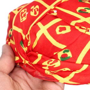 ชุดผ้าโพกหัว pagdi Topi Safa แบบดั้งเดิมของ rajasthani หลากสีสำหรับเด็กและผู้ใหญ่2ชิ้น - Product Image 4