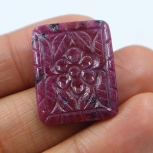 Rubí Rojo Natural Tallado en Cabujón, Gema de Rubí Tallada a Mano, Piedra Suelta Lisa, Proveedor Mayorista de Piedras para Joyería - Product Image 2