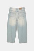 Jeans Homme Bleu Clair Coupe Droite Personnalisable avec Logo OEM, 100% Coton Épais 12oz, Jambe Large, Imprimé Écologique, Grandes Tailles