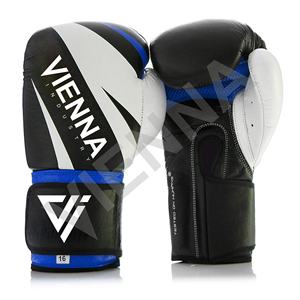 Gants de boxe en cuir de qualité supérieure - Gants d'entraînement personnalisables avec fermeture auto-agrippante, toutes tailles disponibles pour adultes - Product Image 3