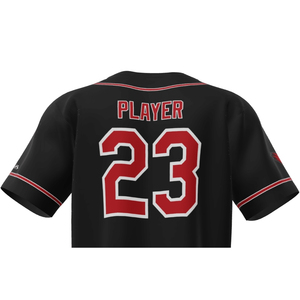 Maillot de baseball personnalisé pour homme adulte, 100 % polyester, tissu respirant et à séchage rapide de 300 g avec impression de nom, produit OEM - Product Image 4