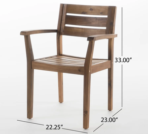 โต๊ะกาแฟและเก้าอี้ทรงกลม ไม้เนื้อแข็ง - Product Image 2