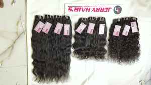 Lots de cheveux indiens Remy bruts en gros, styles Deep Wave et Loose Wave, marque JERRY HAIRS, 100 grammes, cheveux d'un seul donneur - Product Image 6