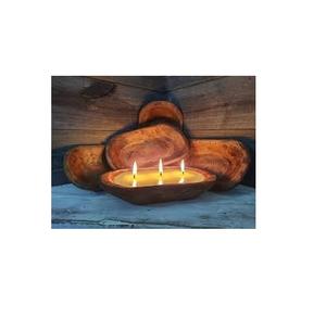 Tazones de vela de masa de madera para decorar el hogar y fiestas de mesa tamaño personalizado precio al por mayor - Product Image 6