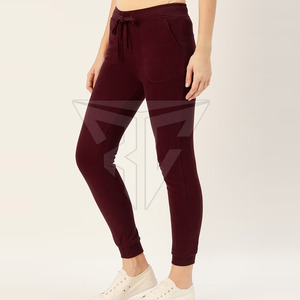 Hot Selling Women's XL Regular Fit Winter <b>Trousers</b> Premium Quality Cotton Polyester Breathable Pleated Front <b>Drawstring</b> Closure - Product Image 2