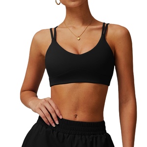 2025 nueva llegada ropa deportiva Sujetador de gimnasio Ropa de yoga Traje Sujetador deportivo Ropa activa Logotipo personalizado Ropa de entrenamiento Sujetador de mujer Fabricante - Product Image 1