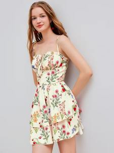 Robe longue indienne imprimée bloc à la main pour femmes robe d'été en coton décontracté style boho longue taille naturelle tissu écologique - Product Image 3