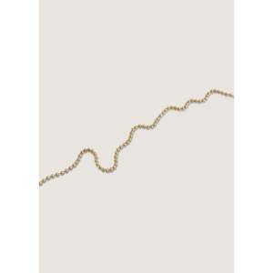Tobillera Religiosa Vintage Chapada en Oro de 18K con Tecnología de Incrustación Personalizada, Cadena de Bolas con Patrón de Perlas y Diamantes, Pulsera para Regalos - Product Image 4
