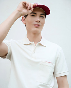 Routine Vietnam Tricoté Manches Courtes pour Homme avec Poche à Rabat Imprimé Broderie Ajusté Taille Personnalisée - Product Image 3