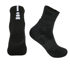 Oem Custom Logo Stripe Quarter Crew <b>Socks</b> Minimalist Design Breathable Soft Cotton Anti-bacterial Jacquard Casual Women <b>Men</b> - Product Image 3