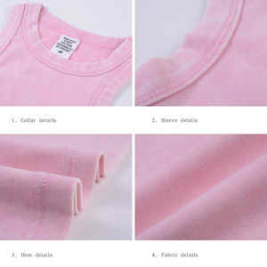 Camiseta recortada sólida para mujer, camiseta sin mangas de punto básico con costilla elástica, ropa de calle, blusa sin mangas de verano, posición frontal del logotipo - Product Image 6