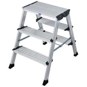 Double Folding Step Stool Treppo 2x3 Krause Ladder - Product Image 1