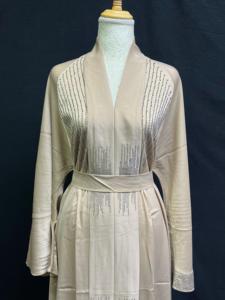 Abaya de Diseño Vintage de Lujo para Mujer, Bordado Hecho a Mano, Material Nida Premium, Moda Elegante y Modesta, Diseñadores de Moda Meera V - Product Image 5
