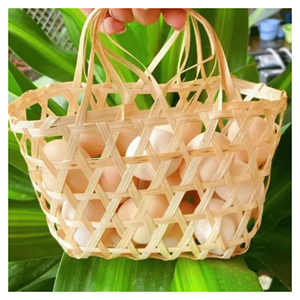 Cesta de Regalo de Bambú Hecha a Mano con Material de Bambú Natural para Envasado de Alimentos, Regalos Corporativos, Decoración del Hogar, Procedente de Vietnam - Product Image 6