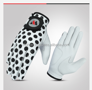 Vente en gros Gants de golf en cuir souple Gants de golf en cuir Cabretta respirants et antidérapants pour femmes et hommes - Product Image 3