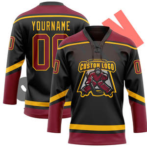 Camisetas de Hockey sobre Hielo Sublimadas con Logotipo Personalizado de Primera Calidad Hechas en Fábrica Sibrin, Diseños de Equipos Personalizados, Ropa Deportiva Unisex 100% Poliéster - Product Image 1