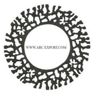 Design attrayant rond couleur or vaisselle de table sous l'assiette et l'assiette de chargeur en laiton vaisselle en gros assiette de chargeur de nourriture - Product Image 2