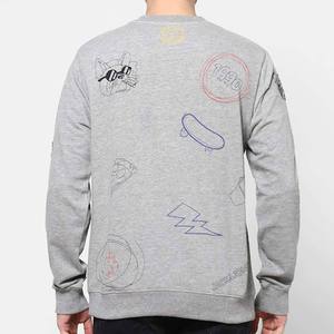 เสื้อสเวตเชิ้ตคอกลมผ้าฝ้ายฟลีซคุณภาพสูง งานปักลาย สำหรับออกกำลังกาย ฤดูหนาว รุ่นใหม่ล่าสุด ผลิตอย่างมืออาชีพ - Product Image 2