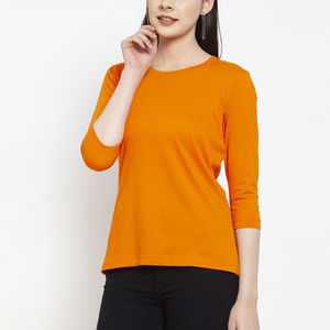 Nuevo mejor diseño, logotipo personalizado, camisas de manga larga para mujer, tendencia superior, ropa informal de verano, camisetas de manga larga para mujer, OEM - Product Image 3