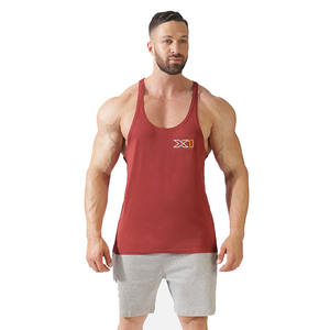 Camisetas sin mangas informales para hombre Material de poliéster multicolor de excelente calidad con estampado de logotipo personalizado Servicio personalizado ODM disponible - Product Image 2