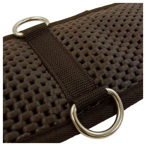 Sangle de selle en cuir souple, forme anatomique, personnalisable, fournisseur en gros d'équipements équestres, sangle personnalisée avec logo - Product Image 2