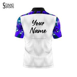 Maillots de bowling pour équipes et clubs Chemises de sublimation légères avec logo Maillots de bowling pour hommes - Product Image 6