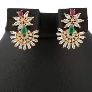 Kundan Jewellery <b>Locket</b> Set - Multi - Product Image 3