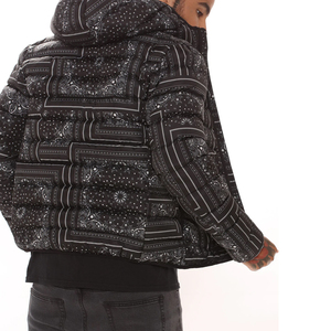 Veste bouffante pour homme à manches longues, confortable, légère et bon marché/Veste bouffante pour homme avec impression de logo personnalisé - Product Image 2