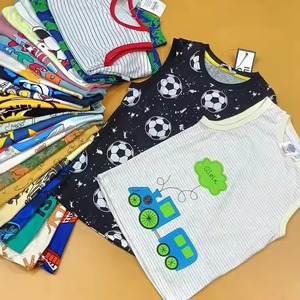 Premium Summer <b>Tank</b> <b>Tops</b> Girls <b>Boys</b> Made Cotton Street Wear Children Bangladesh Wholesale Branded Apparel Stock 7-Day Sample - Product Image 5