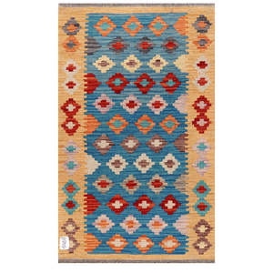 พรมกิลิม ไมมาณา อัฟกานิสถาน ขนาด 126 x 76 ซม. สำหรับแขวนผนัง - Product Image 1