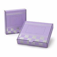 Boîte à pizza en carton ondulé personnalisée avec logo OEM, intérieur doublé d'aluminium, emballage de pizza en gros pour les propriétaires de marques