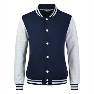 High Quality Plus Size Men's Winter Slim Fit Casual <b>Canvas</b> Stand Collar Breathable Digital Printing OEM Varsity <b>Jacket</b> - Product Image 1
