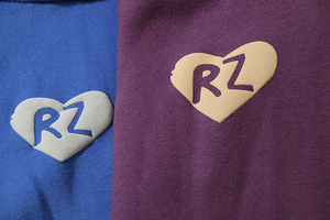 Basics algodón mezclado OEM hombres Puff impresión Sudadera con capucha logotipo personalizado pesado Denim con lágrima impresión de alta calidad manga Regular - Product Image 5