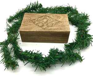 Joyero de madera de suministro de fábrica para regalos de boda o decoración para sala de estar artesanías de madera hechas a mano - Product Image 1