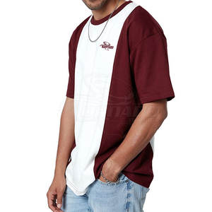 Camiseta de Hombre Nueva, Ligera, Transpirable, de Gran Tamaño, de Secado Rápido, de Poliéster/Algodón, para Uso en Exteriores, con Diseño Personalizable, Corta - Product Image 1