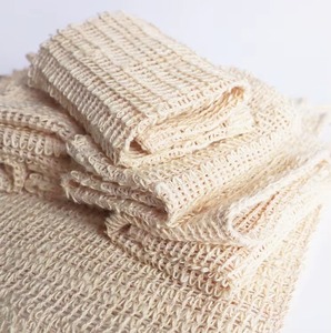 Toalla de calidad Premium Toalla de algodón Lino Facial Sisal Paño de lavado Toalla de spa Toalla de masaje exfoliante corporal de cáñamo - Product Image 3