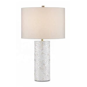 Nouvel arrivage de lampe de table en nacre de qualité supérieure sans abat-jour lampe de chevet lampe de chevet éclairage intérieur de bureau à domicile de mariage moderne - Product Image 6