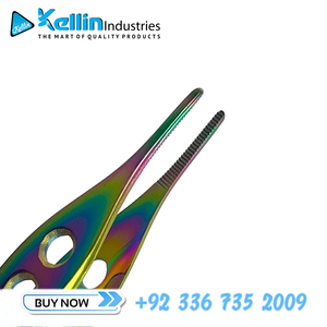 Pinces à pansements manuelles Adson, instruments chirurgicaux généraux de haute qualité, 15 cm, fabricant allemand Kellin Industries Sialkot - Product Image 4