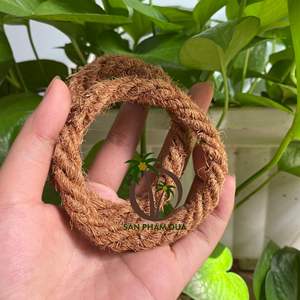 CUENCO DE CÁSCARA DE COCO CON ANILLO DE CUERDA DE COCO/CUERDA DE FIBRA DE COCO 100% NATURAL PARA COPA DE COCO/CUENCOS DE CÁSCARA DE COCO VIETNAM - Product Image 3