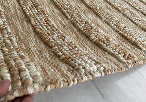 Prix du fabricant 100% Jute Dhurrie tapis indiens faits à la main moderne boucle Pile tapis chanvre tissé pour les intérieurs de bureau à domicile - Product Image 3