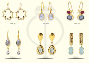 Boucles d'oreilles en péridot véritable pour femmes, bijoux faits à la main, de couleur jaune, en argent sterling 925, livraison gratuite - Product Image 6