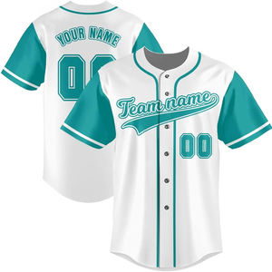 Jersey de béisbol con botones para hombre personalizado de alta calidad, uniforme de softbol por sublimación a la venta - Product Image 5