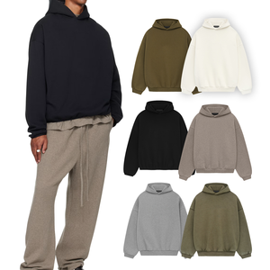 Sudadera con capucha minimalista de algodón suave ajuste Elegante ropa de calle limpia pulóver sudadera para el trabajo diario viaje salón impreso invierno - Product Image 1